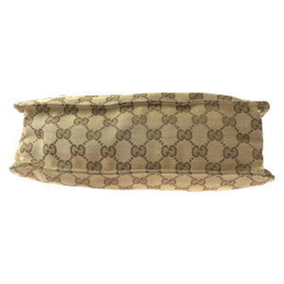 GUCCI Brown Beige GG Canvas Crossbody Messenger - Picture 1 of 9